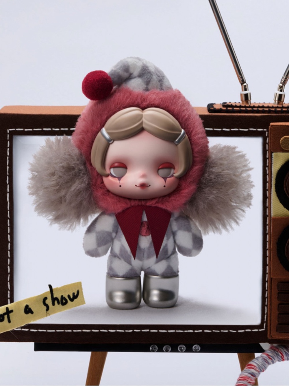 SkullPanda 'Off Mode' Plush Pendant - Mask Off